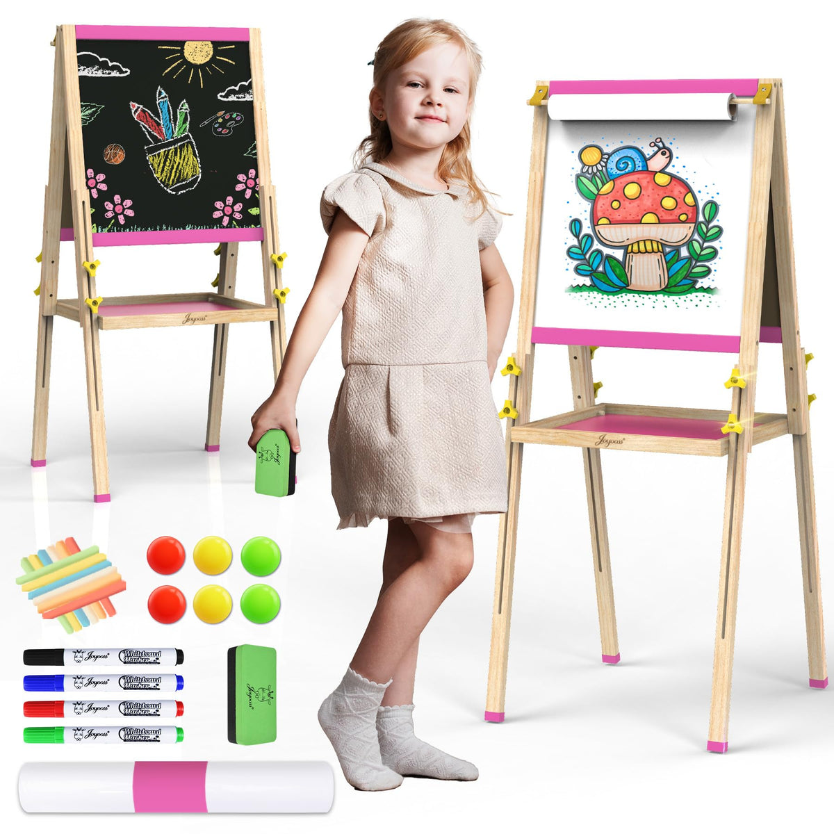 Adjustable Standing Art Easel for Kids and Toddlers