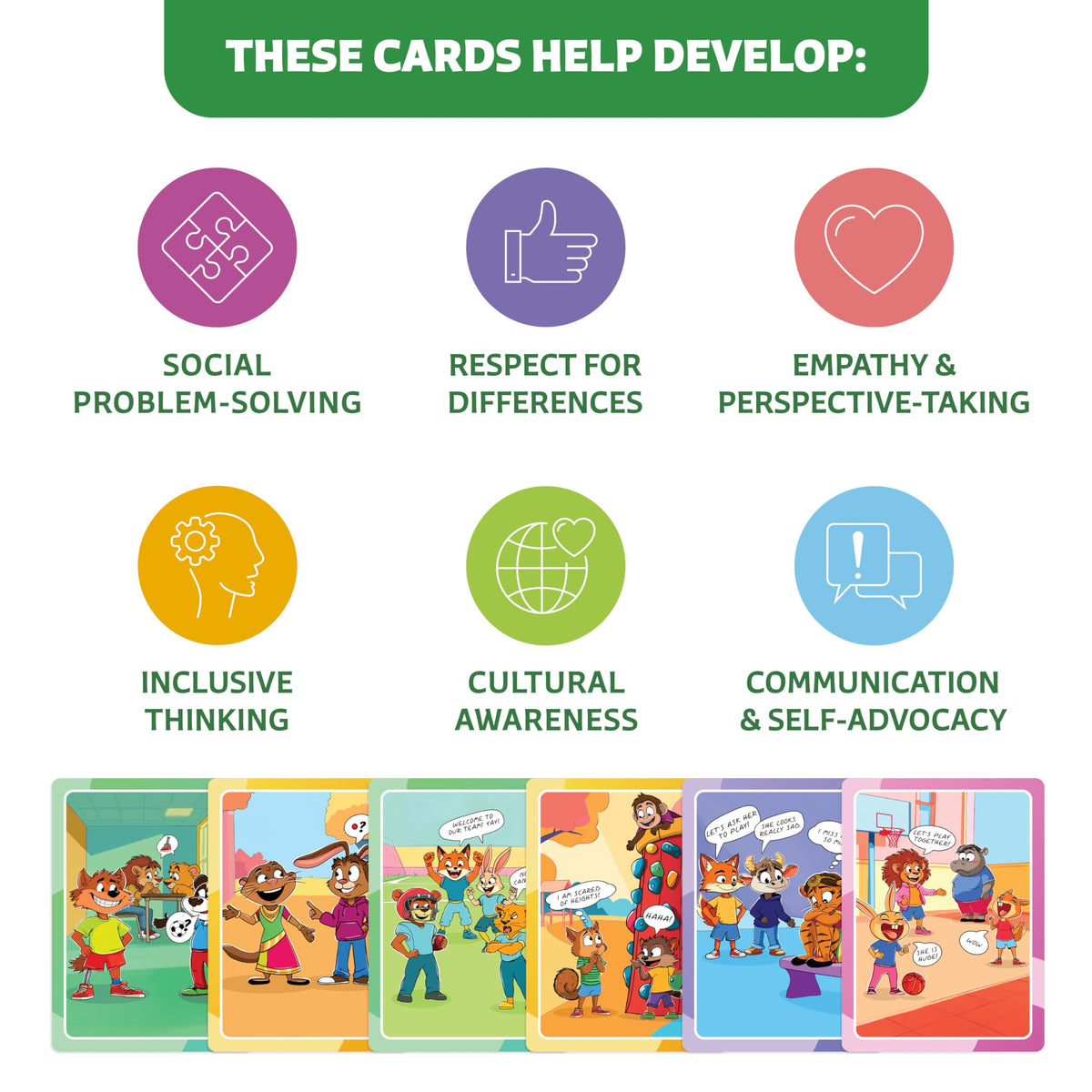 Conversation Cards for Kids Who What Why Questions and Social Skills
