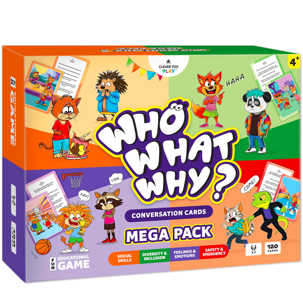 Conversation Cards for Kids Who What Why Questions and Social Skills