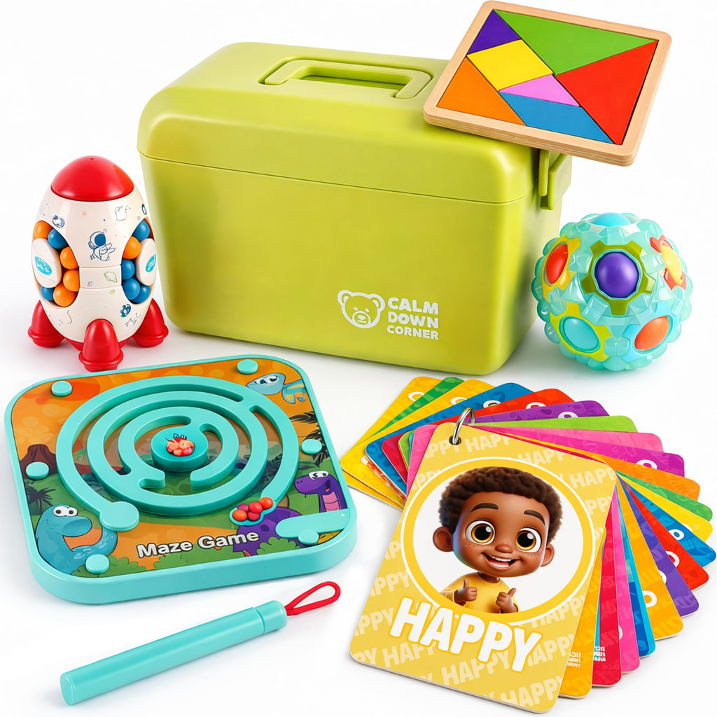 Calm Down Corner Kit for Kids Emotional Regulation