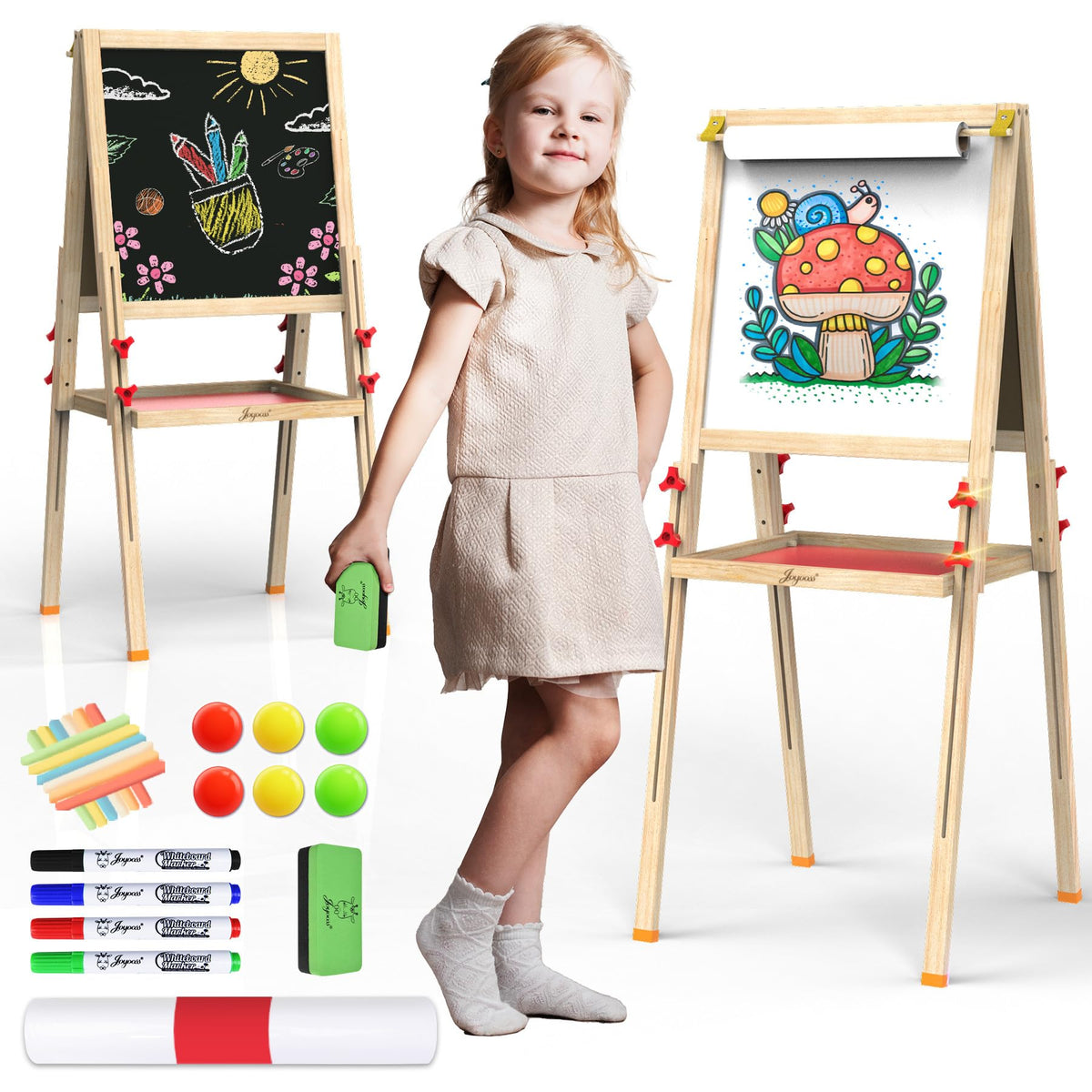 Adjustable Standing Art Easel for Kids and Toddlers