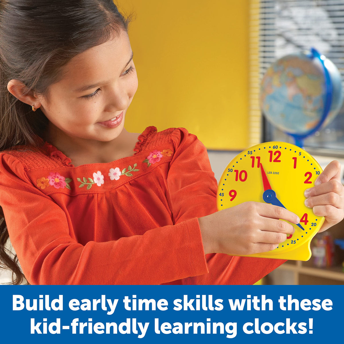 Classroom Clock Learning Kit for Teaching Time to Kids
