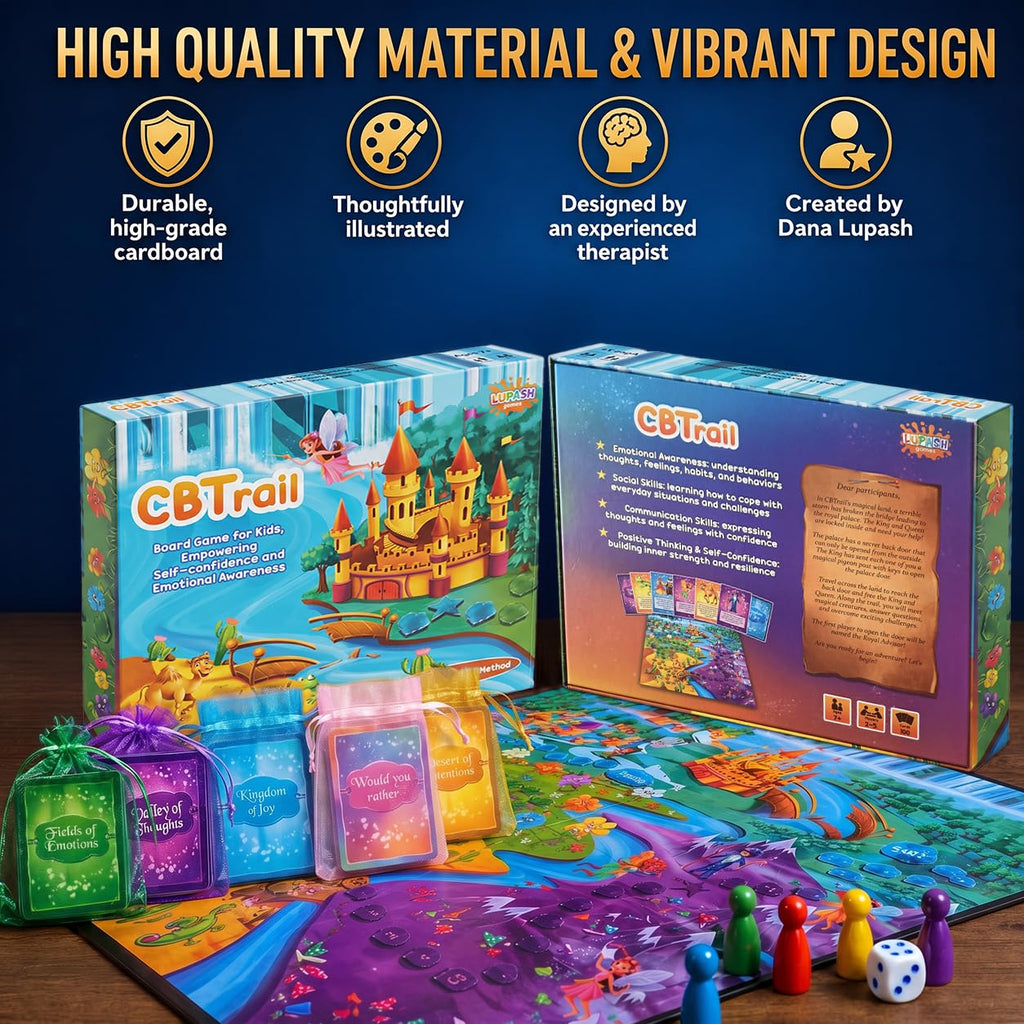 Therapy Board Game for Kids Social Skills and Emotional Learning
