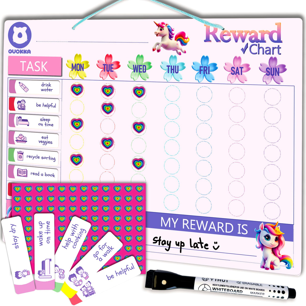 Magnetic Behavior and Chore Chart for Multiple Kids