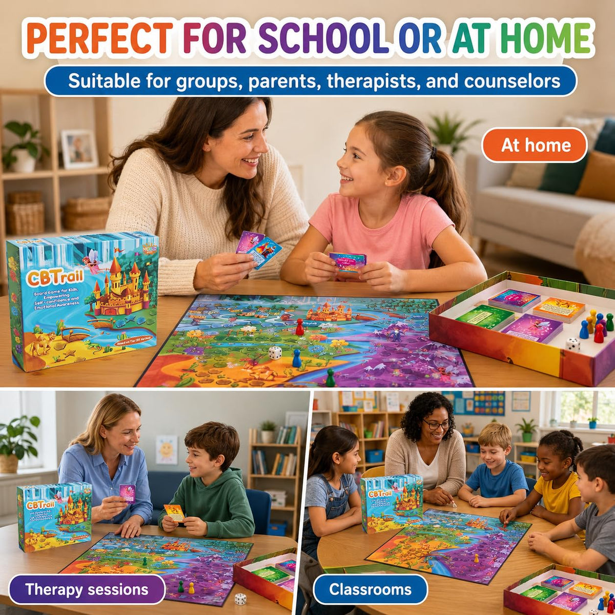 Therapy Board Game for Kids Social Skills and Emotional Learning