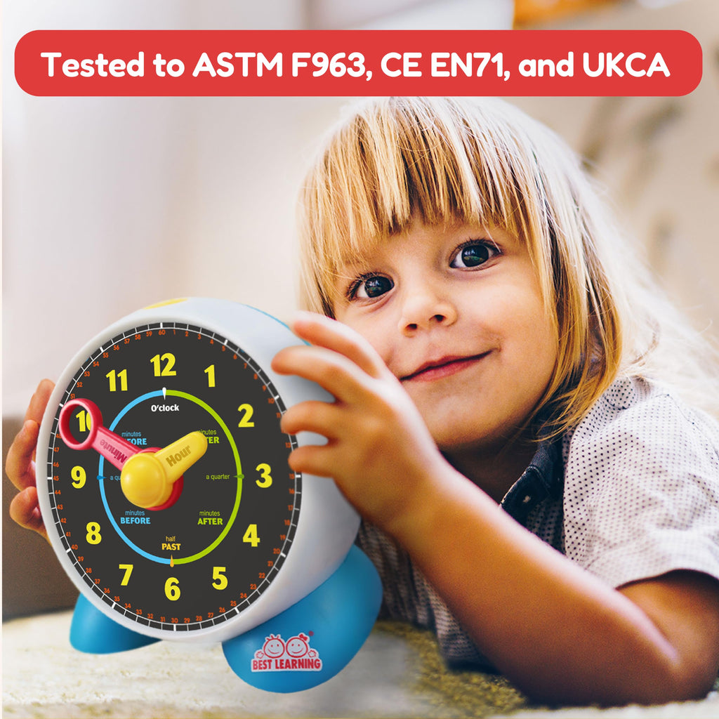 Talking Learning Clock for Kids Time Teaching and Practice