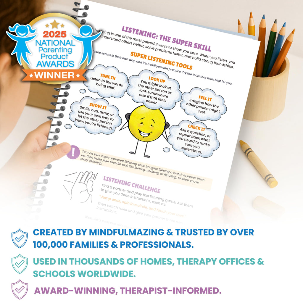 Emotional Regulation Workbook for Kids with Coping Skills
