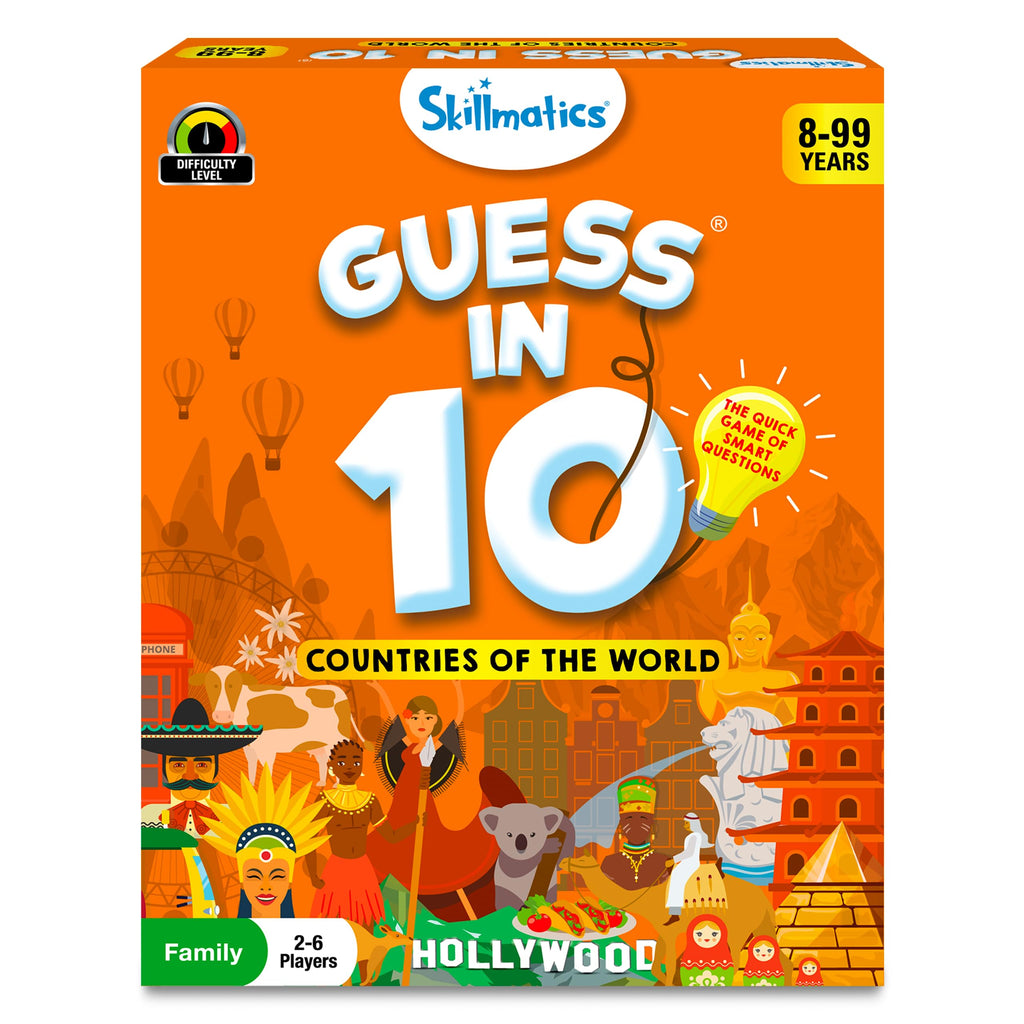 Guess in 10 Smart Questions Card Game for Kids Teens and Families