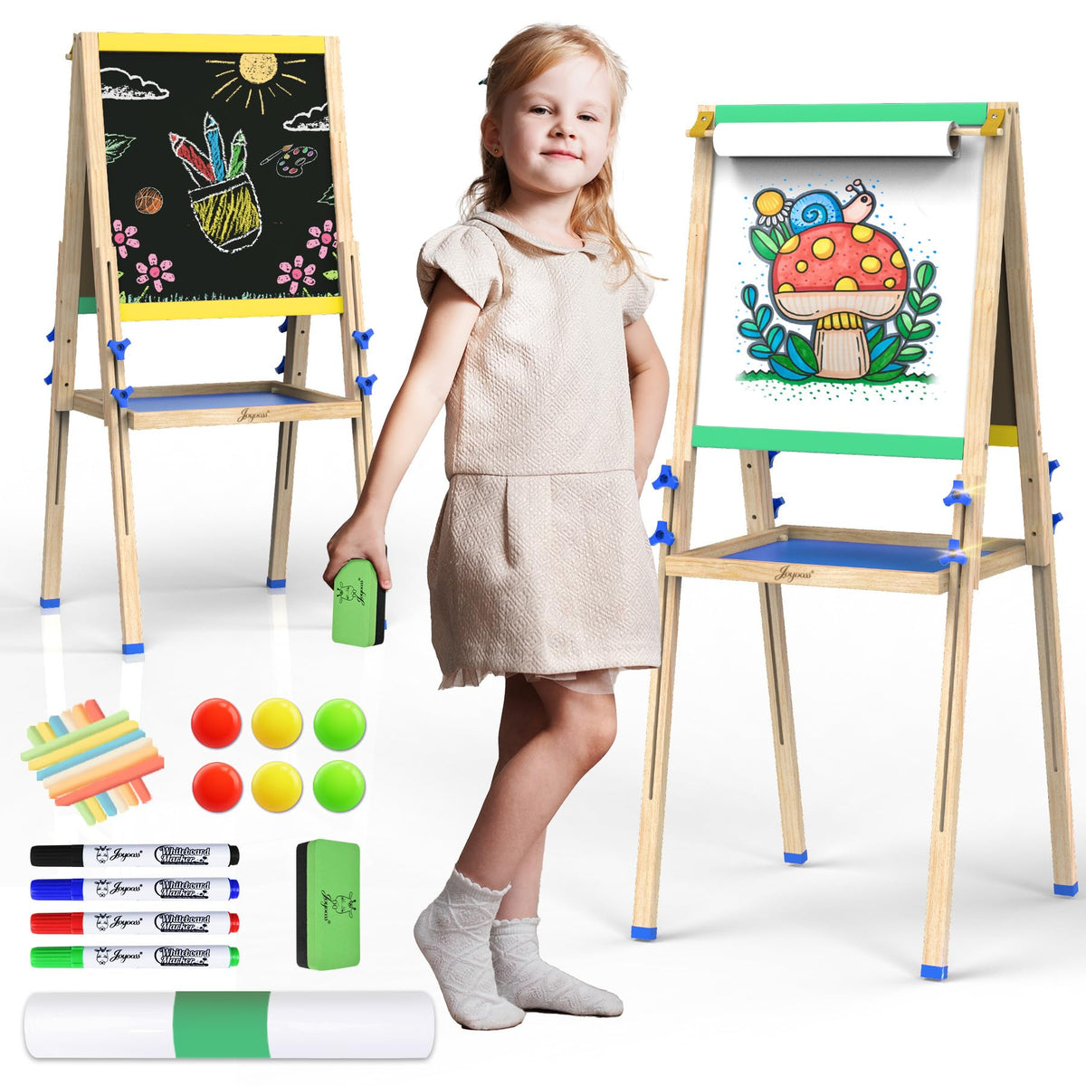 Adjustable Standing Art Easel for Kids and Toddlers