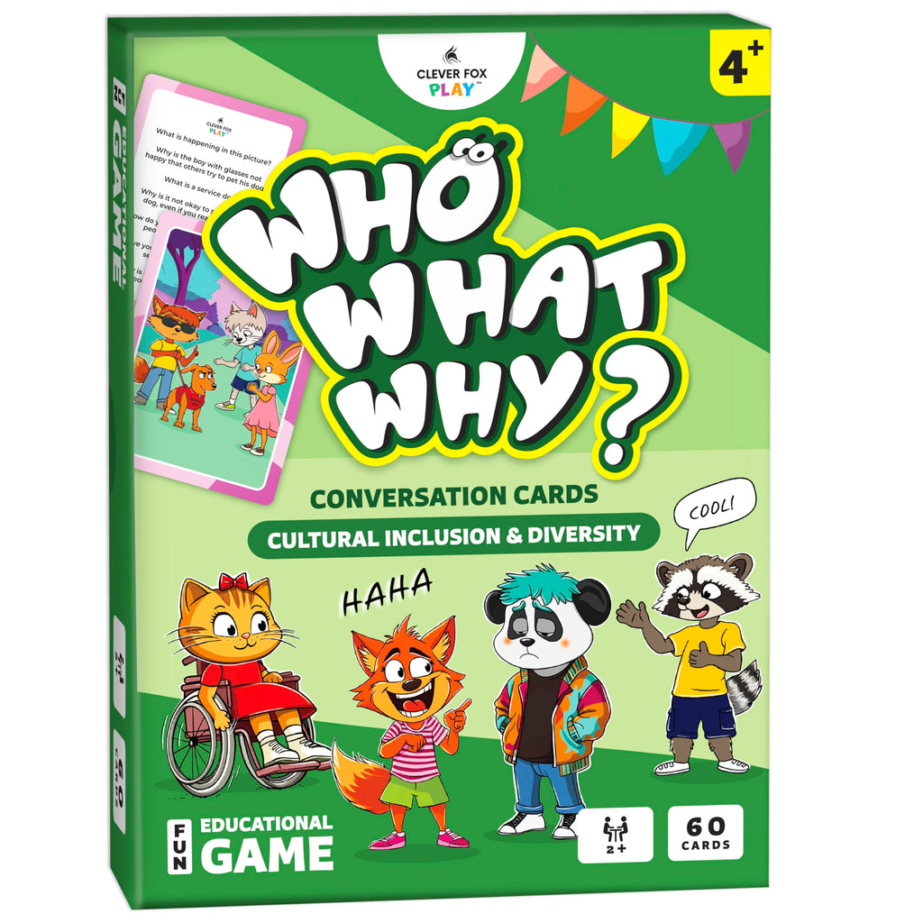 Conversation Cards for Kids Who What Why Questions and Social Skills