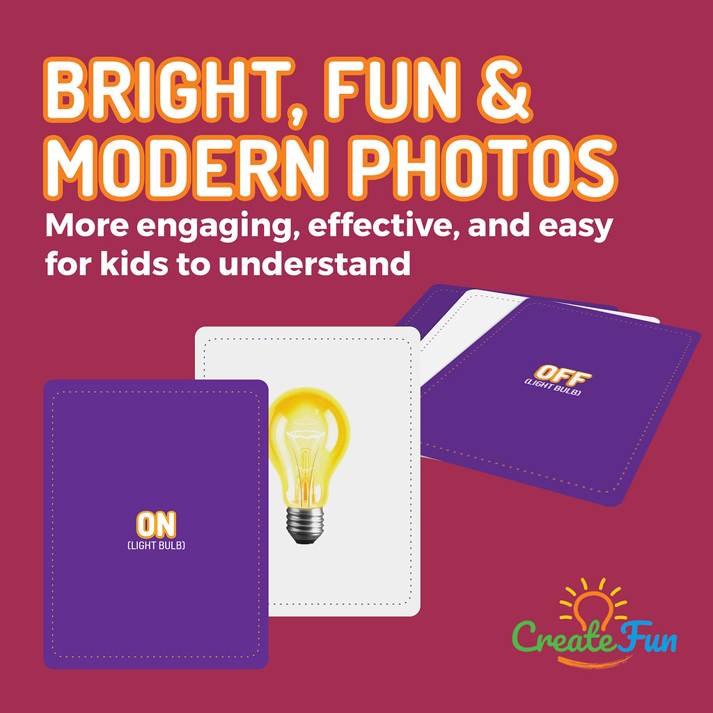 Vocabulary Builder Photo Flash Cards 6 Pack with Learning Games