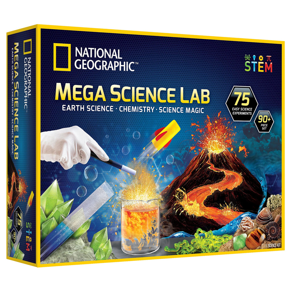 Mega Science Lab Kit with Crystal Growing and Chemical Experiments