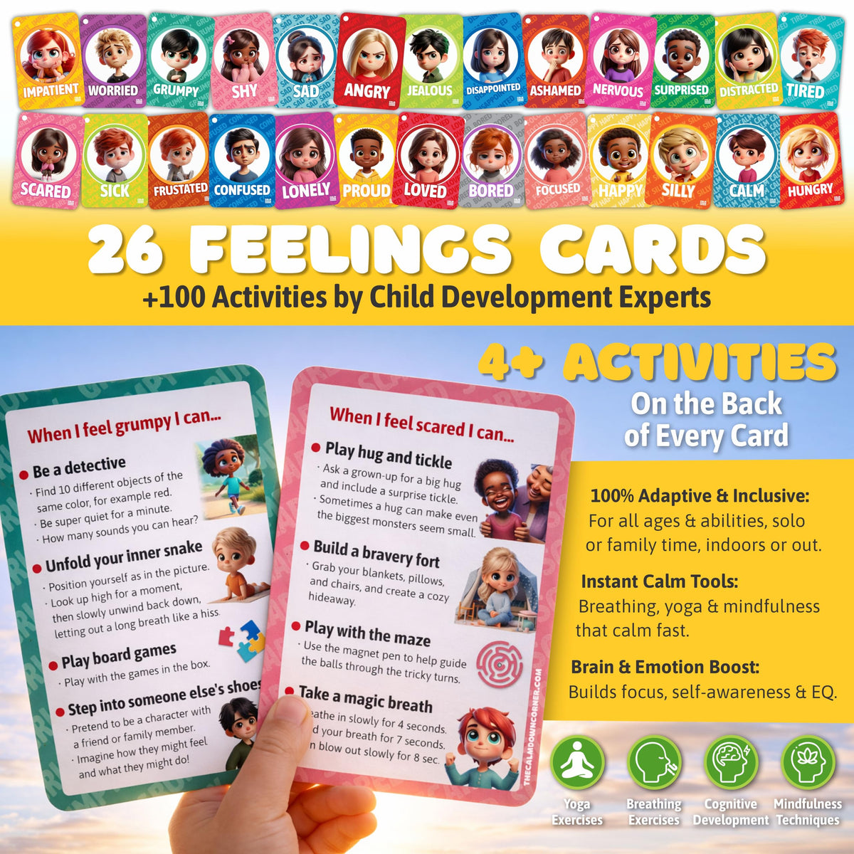 Calm Down Corner Kit for Kids Emotional Regulation