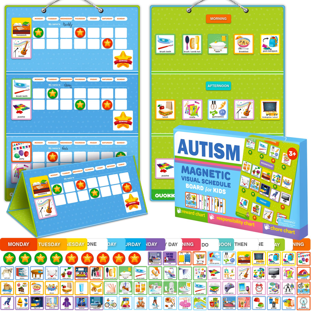 Magnetic Behavior and Chore Chart for Multiple Kids