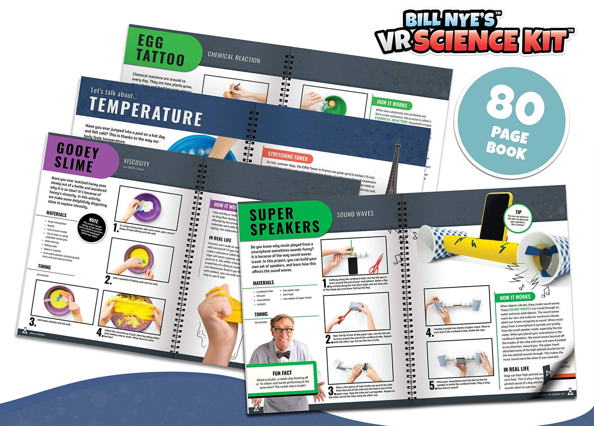VR Science Kit for Kids STEM Learning Ages 8 to 12
