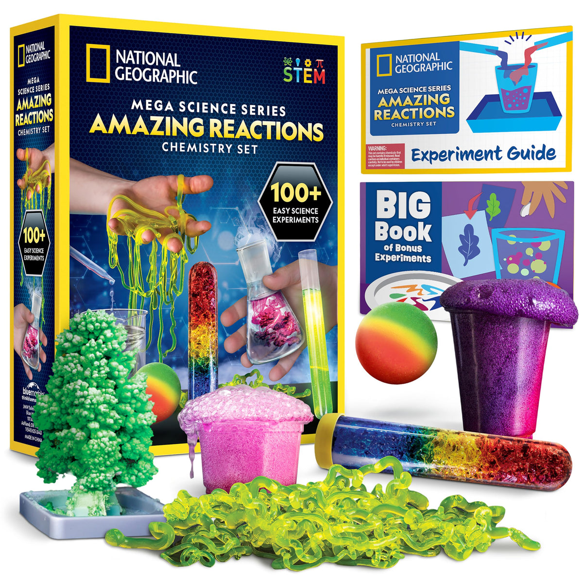 Mega Science Lab Kit with Crystal Growing and Chemical Experiments